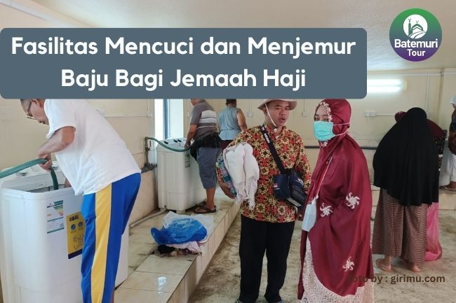 Fasilitas Mencuci dan Menjemur Baju Bagi Jemaah Haji